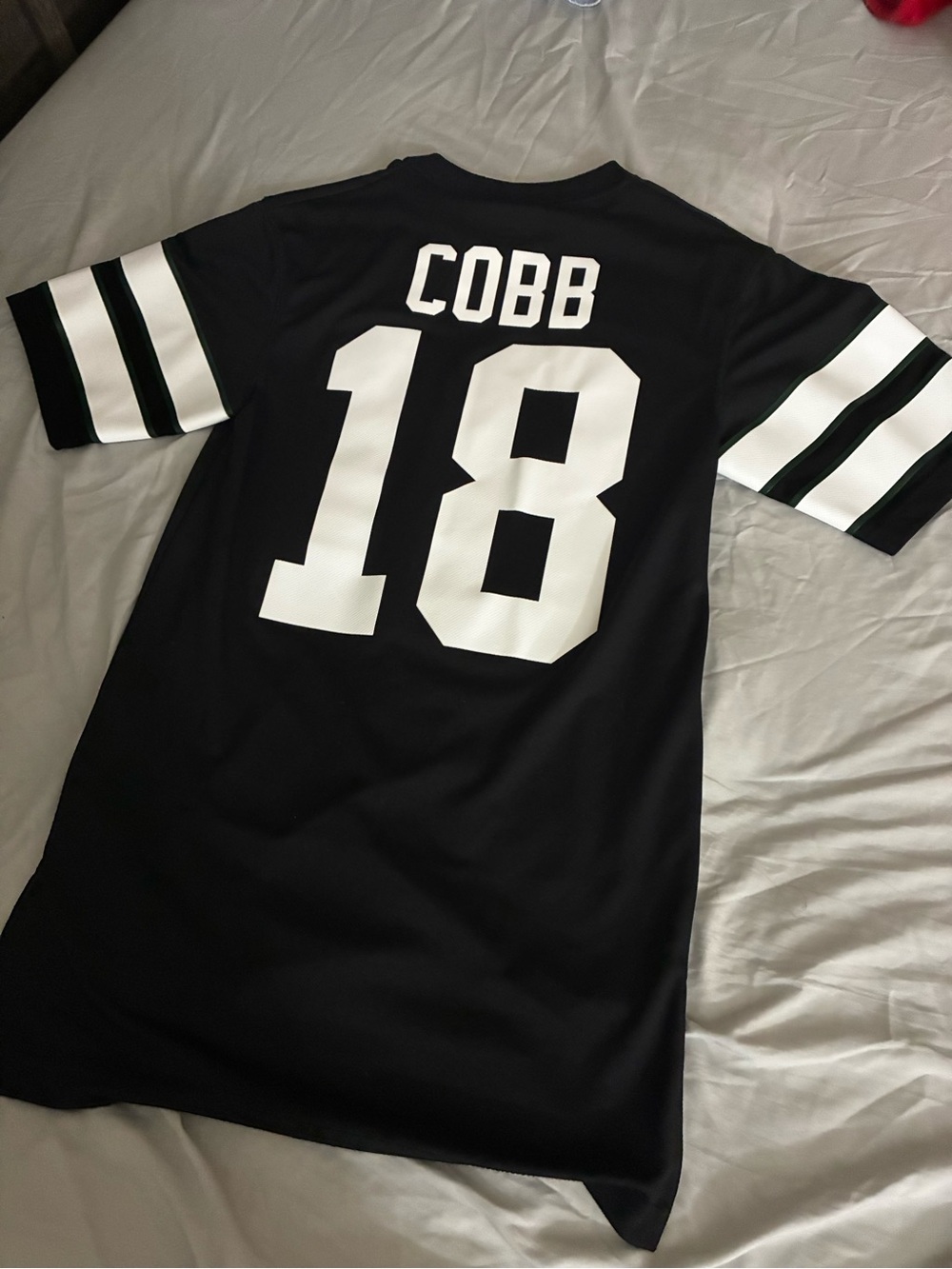Randall Cobb #18 Green Bay Packers Black Small Jersey